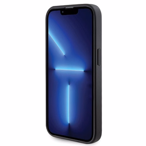 Guess GUHMP14LPSAHMCK apvalks iPhone 14 Pro - melns Saffiano MagSafe