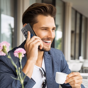 Viedtālruņa apvalks Samsung Galaxy S25 Ultra ar statīvu un maku (m) - melns