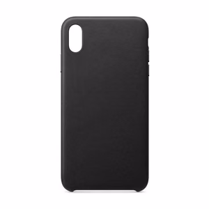 ECO ādas viedtālruņa apvalks iPhone 12 Pro Max melns