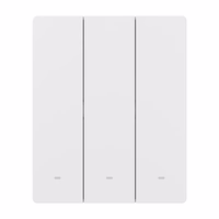 SONOFF M5-3C-80W WiFi Matter viedais sienas slēdzis (3 kanāli, rāmim)
