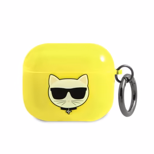 Karl Lagerfeld Choupette Case for AirPods 3 - Yellow