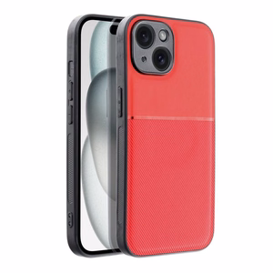 NOBLE viedtālruņa apvalks IPHONE 15 sarkans