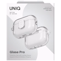 Uniq Glase Pro macins AirPods Pro 3 Lock macins - caurspidigs