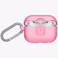 Uniq Glase Pro macins AirPods Pro 3 Lock macins - caurspidigs roza