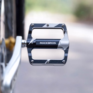 Rockbros K306-BK alumīnija MTB velosipēda pedāļi – melni