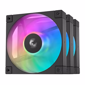 Deepcool Performance 120mm Fan, 3-Pack R-FD12-BKAPN3-G ARGB-3 IN 1