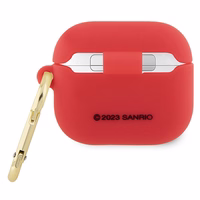 Hello Kitty silikona 3D Kitty galvas apvalks AirPods 3 - fuksijas