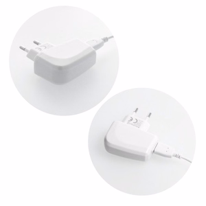 BLUE STAR LITE ceļojumu lādētājs 1A 5W USB A + kabelis USB A uz Lightning TFK-TC-1095B balts