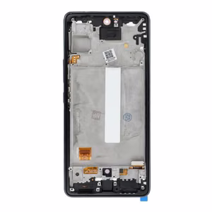 LCD ekrāns SAMSUNG A53 A536 HARD OLED ar melno rāmi