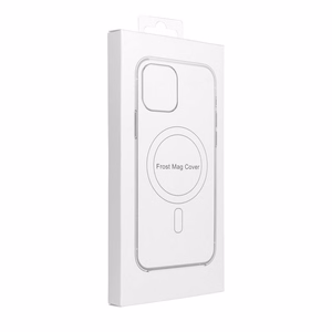 FROST MAG COVER viedtālruņa apvalks ar kameras aizsardzību, saderīgs ar MagSafe, priekš IPHONE 15 Plus, sarmots caurspīdīgs