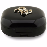 Bezvadu austiņas TWS Guess 4G Metāla logotips melns