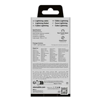 SBS TECABLEUSBIP589A USB-A - Lightning kabelis - zils