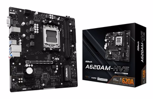 ASRock Mātesplate AMD A620A Micro ATX DDR5 2 Sloti A620AM-HVS