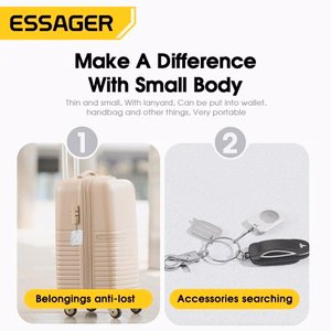 Essager Tag balts inteliģentais Bluetooth meklētājs / izsekotājs kulons
