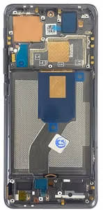 LCD screen Xiaomi 12 5G/12X 5G/12S 5G ar touch screen ar frame Melns original (service pack)