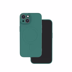 Simple Color Mag korpuss priekš iPhone 16 Plus 6,7" tumši zaļš