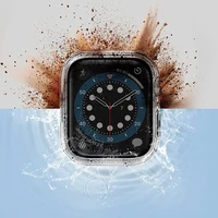 Uniq Nautic Apple Watch Series 7/8/9 41mm apvalks caurspīdīgs/balodis caurspīdīgs