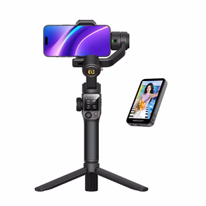 AOCHUAN S3 stabilizators ar papildu ekrānu (melns)
