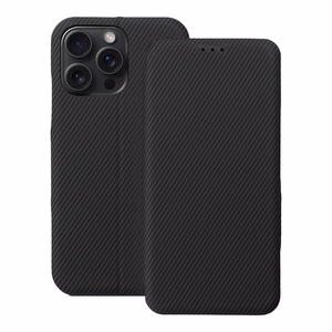 Flip case for iPhone 15 PRO MAX Folio Side Magnet black