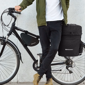 Wozinsky velosipēda rāmja soma, 1,5 l, melna (WBB11BK)