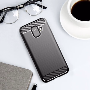 CARBON viedtālruņa apvalks SAMSUNG A6 ( A6 2018 ) melns
