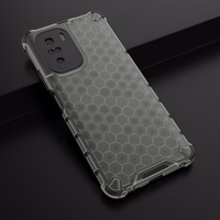 Honeycomb apvalks bruņu apvalks ar TPU buferi Xiaomi Redmi K40 Pro+ / K40 Pro / K40 / Poco F3 melns