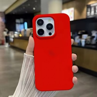 Phone Maciņš "Silicone Plastic Pack" Apple iPhone 12 Pro Max Sarkans (in package)