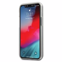 Mercedes Transparent Line viedtālruņa apvalks iPhone 12 mini - melns