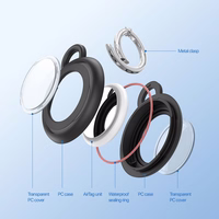 Dux Ducis PC ūdensnecaurlaidīgs futrālis Apple AirTag 4Pack