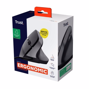 Trust Bayo II ergonomiska optiskā pele, melna