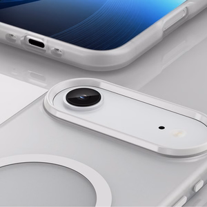 Magnētiskais abrazīvais viedtālruņa apvalks iPhone 17 Air, saderīgs ar MagSafe - matēts balts
