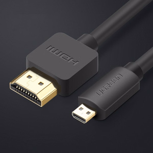 Ugreen HD127 Micro HDMI - HDMI kabelis 3m - melns