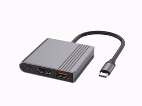Gembird A-CM-COMBO3-05 USB-C uz HDMI/USB3 adapteris 3-in-1
