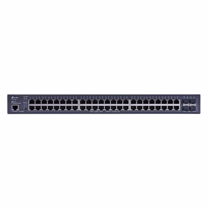 TP-Link JetStream 48 portu gigabitu un 4 portu 10GE SFP+ L2+ pārvaldīts komutators ar 48 portu PoE+