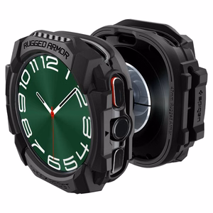 Spigen Rugged Armor viedtālruņa apvalks Samsung Galaxy Watch Ultra (47mm) - matēts melns
