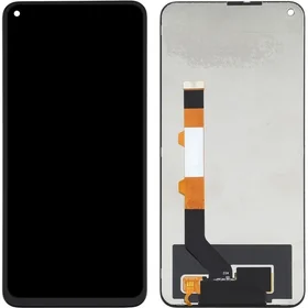 LCD ekrāns Xiaomi Redmi Note 9T 5G ar skārienekrānu melns ORG