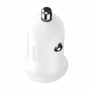 Baseus automašīnas lādētājs Grain Pro 2x USB 4,8A balts