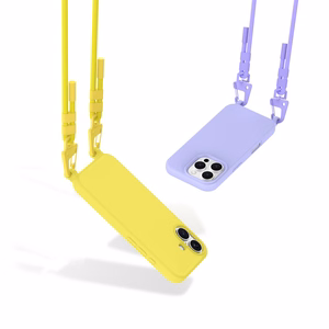 Tech-Protect MagNecklace MagSafe viedtālruņa apvalks ar kaklajuostu iPhone 16 Pro Max - dzeltenais (m)