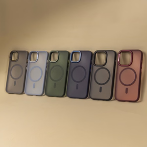 Frozen Magnētiskais viedtālruņa apvalks iPhone 13 Pro Max 6,7" melns