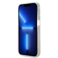 Komplekts Guess GUBPP14LH4EACSP apvalks + lādētājs iPhone 14 Pro 6.1" rozā/rozā cietais apvalks 4G Print Magnētiskais