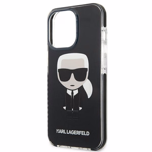 Karl Lagerfeld Iconik Karl apvalks iPhone 13 Pro / iPhone 13 - melns