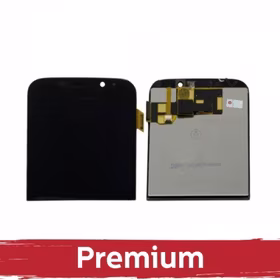 LCD Displejs Saderīgs ar Blackberry Q20 Classic Melns OEM