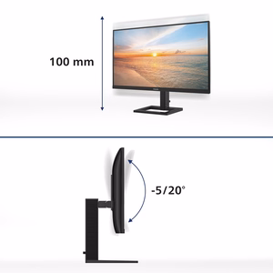 Philips 1000 series 27E1N1800AE/00 monitors 68,6 cm (27") 3840 x 2160 pikseļi 4K Ultra HD LED melns