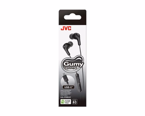 JVC HA-FR9UCBU - in-ear headphones, melns
