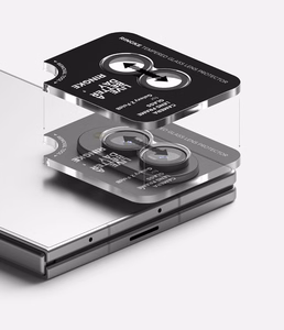 Ringke kameras rāmja aizsargs Samsung Galaxy Z Fold 8, melns, 2 gab.
