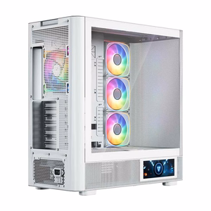 MODECOM Volcano AQ400 ARGB Midi balts