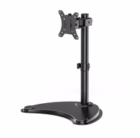 Gembird MS-D1ST-04 Monitor desk stand (rotate, tilt, swivel), 13”-32”, melns