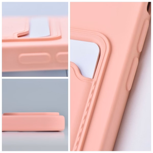 Karteņu viedtālruņa apvalks IPHONE 15 Pro rozā