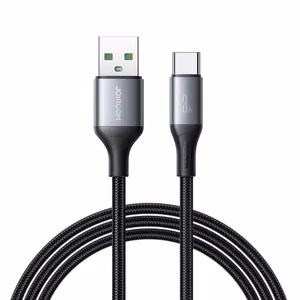 Joyroom S-A28 Flash Series 3A USB-A - USB-C kabelis 1 m - melns