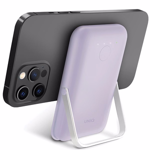 Magnētiskais portatīvais lādētājs Uniq Hoveo 5000mAh USB-C 20W PD (violets)